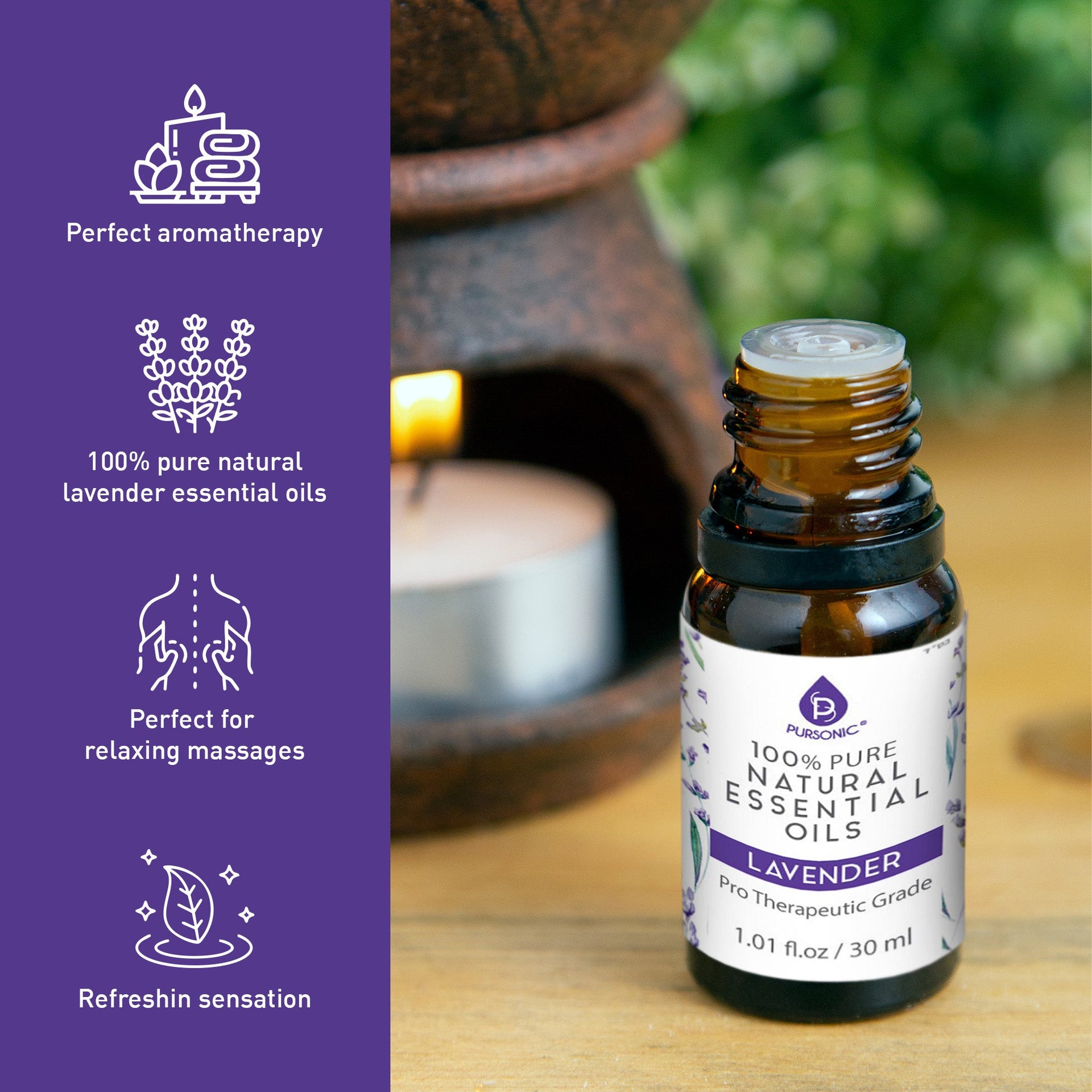 100% Pure & Natural Lavender Essential Oils