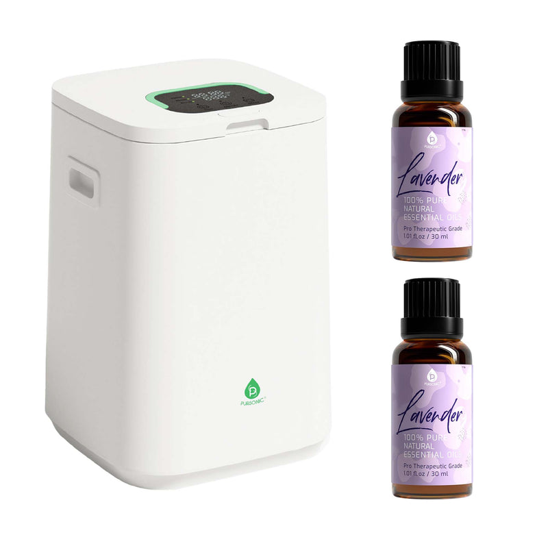 Luxury Home Spa Bundle – Towel Warmer & Lavender Essential Oil-2