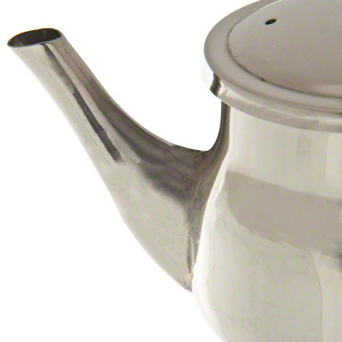 Stainless Steel Gooseneck Tea & Coffee Pot w/ Vented Hinged Lid-3